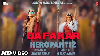 Poster Dafa Kar Lyrics – Heropanti 2 | A R Rahman
