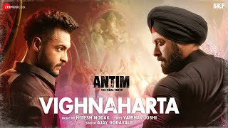 Poster विघ्नहर्ता vighnaharta lyrics in hindi – antim | salman khan