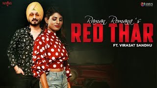 Poster red thar lyrics – raman romana, virasat sandhu