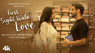 Poster  First Sight Wala Love Lyrics – Aparshakti Khurana | Nikita Dutta 