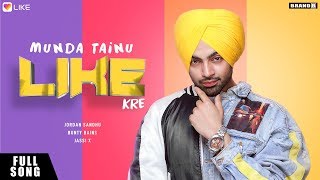 Poster munda tainu like kre lyrics – jordan sandhu