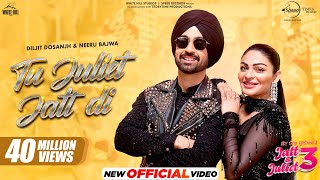 Poster Tu Juliet Jatt Di Lyrics – Diljit Dosanjh | From Jatt & Juliet 3