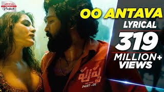 Poster oo antava..oo oo antava lyrics – pushpa