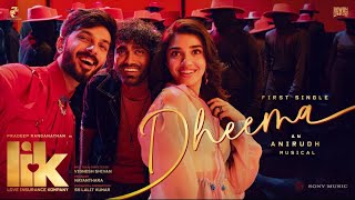 Poster 
Dheema Dheema Lyrics – Anirudh | From Life Insurance Kompany 