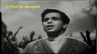 Poster o door ke musafir humko bhi saath le lyrics – mohammed rafi