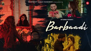 Poster  Barbaadi Lyrics – Afsana Khan 