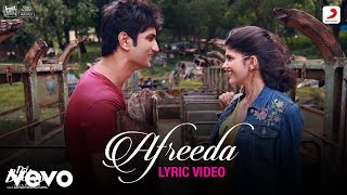 Poster afreeda lyrics – dil bechara | raja kumari, sanaa moussa