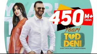 Poster yaari tod deni lyrics – surjit bhullar