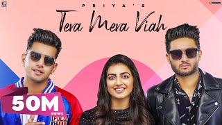 Poster tera mera viah lyrics – priya | jass manak