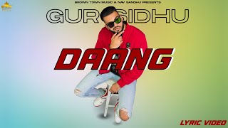 Poster daang lyrics – gur sidhu