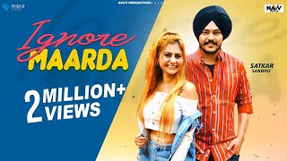 Poster ignore marda lyrics – satkar sandhu | harmanjot kaur
